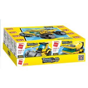 Qman 1806 Trans Collector Heavy Transporter: kleine Bau-Fahrzeuge 8 in 1