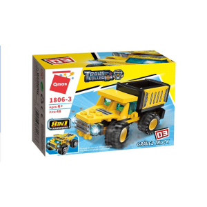 Qman 1806 Trans Collector Heavy Transporter: kleine Bau-Fahrzeuge 8 in 1