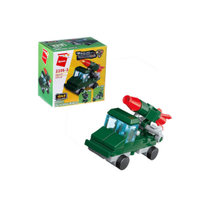 Qman 2106 Trans-Collector 10 Mini-Sets je 3 in 1 Fahrzeuge Mitgebsel