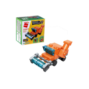 Qman 2106 Trans-Collector 10 Mini-Sets je 3 in 1 Fahrzeuge Mitgebsel