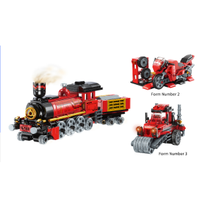 Qman 42101 Trans-Combo Power Master 3 in 1 Lokomotive -...