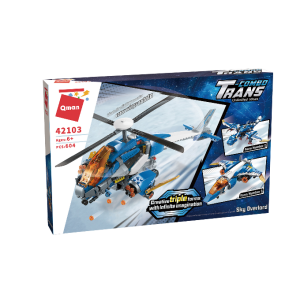 Qman 42103 Trans-Combo Sky Overload 3 in 1  Helikopter -...