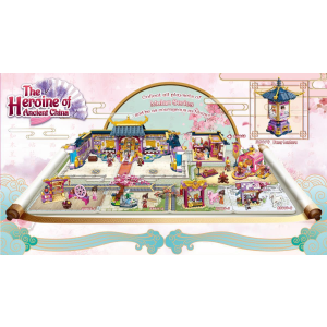 Qman 33014 Mulan Laterne mit Leuchtbricks