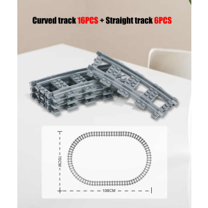 Kazi KY98252 Military missile carrier Train mit Waggon und Schienenkreis