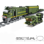 Kazi KY98252 Military missile carrier Train mit Waggon und Schienenkreis