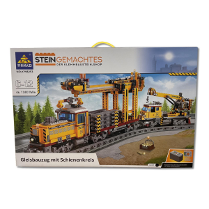 Kazi KY98253 Assembly Train - Gleisbaumaschine mit Waggon und Schienenkreis