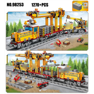 Kazi KY98253 Assembly Train - Gleisbaumaschine mit Waggon und Schienenkreis