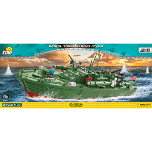 Cobi 4825 Patrol Torpedo Boat PT109  Pad printed - no...