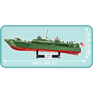 Cobi 4825 Patrol Torpedo Boat PT109  Pad printed - no Stickers