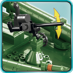 Cobi 4825 Patrol Torpedo Boat PT109  Pad printed - no Stickers