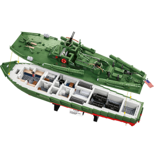 Cobi 4825 Patrol Torpedo Boat PT109  Pad printed - no Stickers