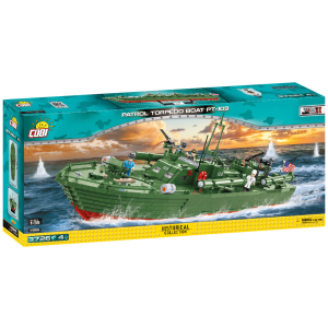 Cobi 4825 Patrol Torpedo Boat PT109  Pad printed - no Stickers