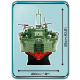 Cobi 4825 Patrol Torpedo Boat PT109  Pad printed - no Stickers