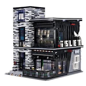 Mould King 16042 Islet Pub &  Restaurant MOC mit Beleuchtung