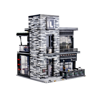 Mould King 16042 Islet Pub &  Restaurant MOC mit Beleuchtung