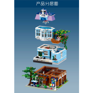 Mould King 16004 The Café mit Beleuchtung