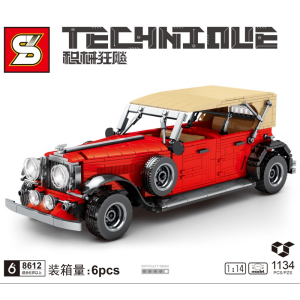 Sembo 8612 Classic Car roter Oldtimer