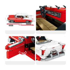 Sembo 8450 Retro Car roter Oldtimer