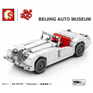 Sembo 705750 Beijing Auto Museum Classic Car Oldtimer weiß