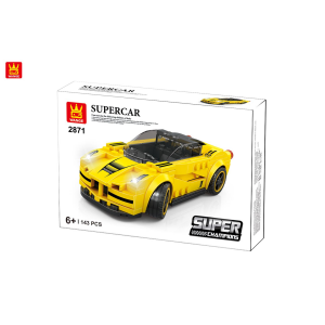Wange 2871 SuperChampions Yellow Supercar