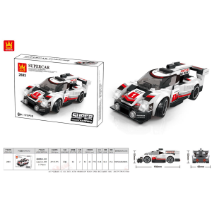 Wange 2883 SuperChampions weißer Rennwagen