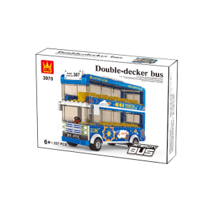 Wange 3970 Blauer Doppeldecker-Bus