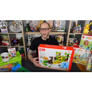 Dubie 404 Lustiges Tier-Puzzle - große Klemmbausteine