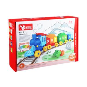 Dubie 412 Eisenbahn - große Klemmbausteine