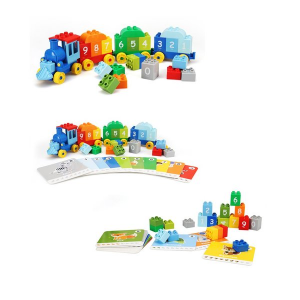 Dubie 412 Eisenbahn - große Klemmbausteine