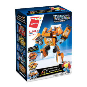 Qman 41101 Trans-Collector Fahrzeuge oder Mech Kindergeburtstags-Mitgebsel