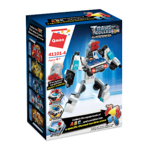 Qman 41101 Trans-Collector Fahrzeuge oder Mech Kindergeburtstags-Mitgebsel