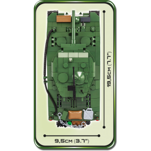 Cobi 2550 US-Panzer Sherman M4A3E2 Jumbo  - Pad Printed- (Historical Collection WWII)