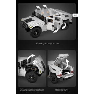 CaDA C61027W weißer Humvee