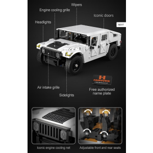 CaDA C61027W weißer Humvee