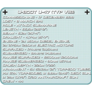 Cobi 4828 U-Boot U-47 VIIB