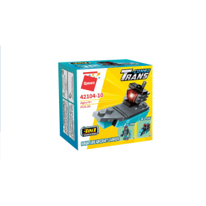 Qman 42104 Trans-Combo Voyage Expedition Team 10 Mini-Sets je 3 in 1 Fahrzeuge