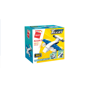 Qman 42104 Trans-Combo Voyage Expedition Team 10 Mini-Sets je 3 in 1 Fahrzeuge