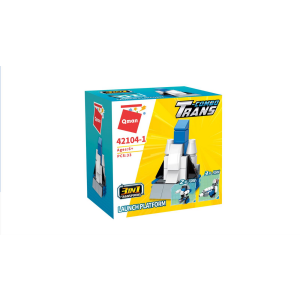 Qman 42104 Trans-Combo Voyage Expedition Team 10 Mini-Sets je 3 in 1 Fahrzeuge