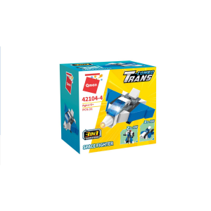 Qman 42104 Trans-Combo Voyage Expedition Team 10 Mini-Sets je 3 in 1 Fahrzeuge