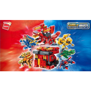 Qman 41216 Magic Cube Dinosaurier
