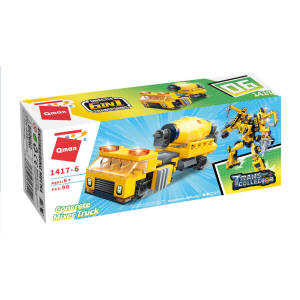 Qman 1417 Trans Collector Engineering Mecha 6 in 1 Baumaschinen