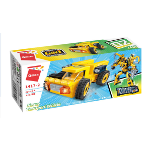 Qman 1417 Trans Collector Engineering Mecha 6 in 1 Baumaschinen