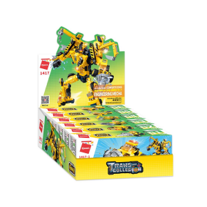 Qman 1417 Trans Collector Engineering Mecha 6 in 1 Baumaschinen