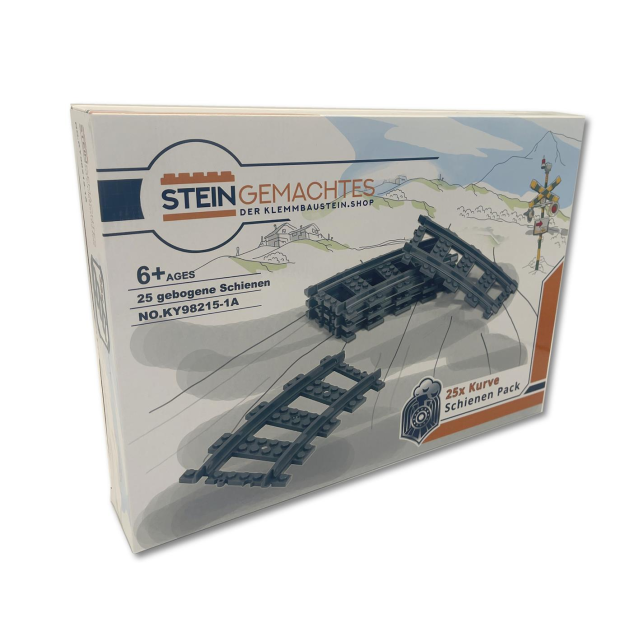 Kazi KY98215-1A Train Track Schienen-Set 25 Kurven