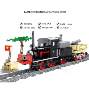 Kazi KY98255 Elektrozug mit Waggon und Schienen