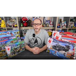 Qman W11011 Mine City Police 4 Polizeifahrzeuge