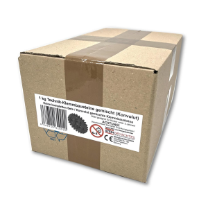 1 kg Technik-Klemmbausteine gemischt (Konvolut)