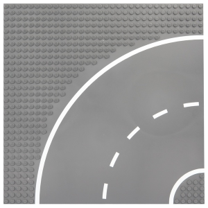 Open Bricks unterbaubare Straßenplatte Kurve 32x32