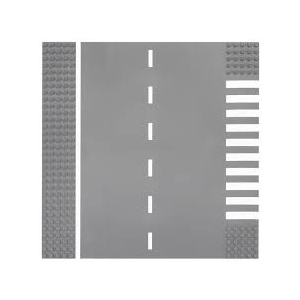 Open Bricks unterbaubare Straßenplatte Gerade...