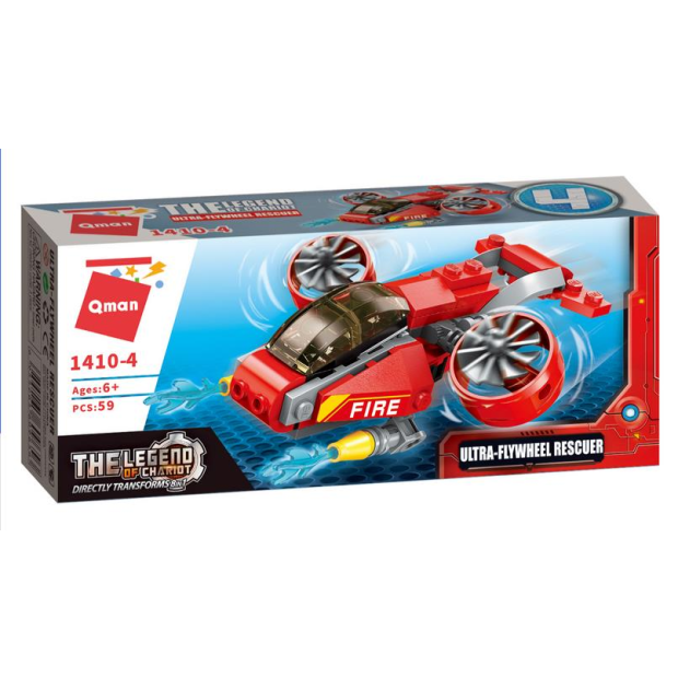Qman 1410 The Legend of Chariot Feuerwehrfahrzeug Savior FV
